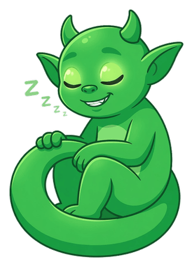 The Laser Gremlin is napping The Laser Gremlin is napping